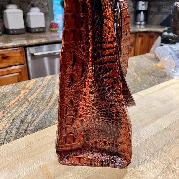 Brahmin Tri Color Satchel Tote - Picture 9 of 12